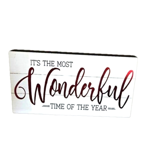 Hand Crafted Holiday Wall Decor Christmas Sign - Picture 7 of 14